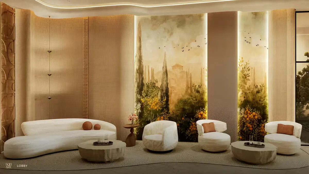 Rabdan Square 1-Bedroom Apartment layout at Meydan