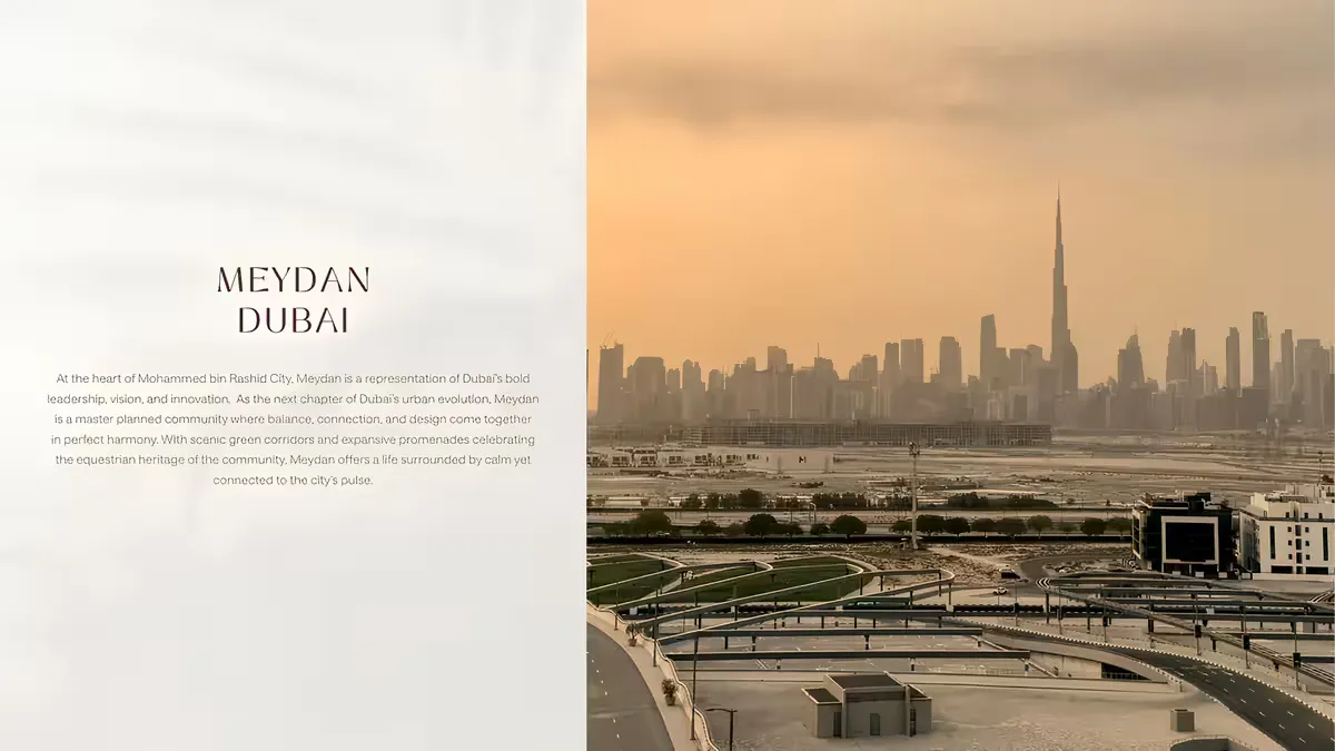 Meydan, Mohammed bin Rashid City location